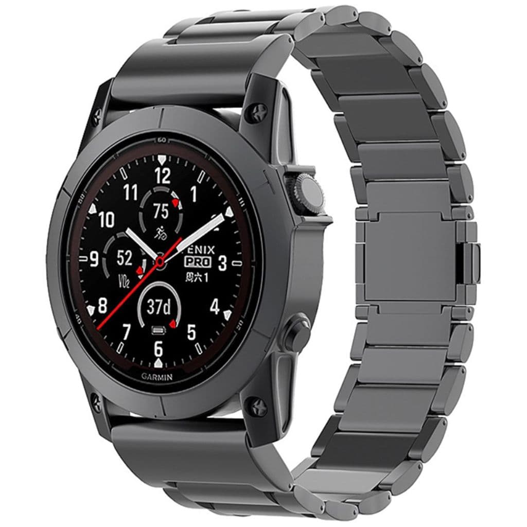 Garmin Fenix 7 etc. Klockarmband med magnetisk stängning - Svart - Bild 2