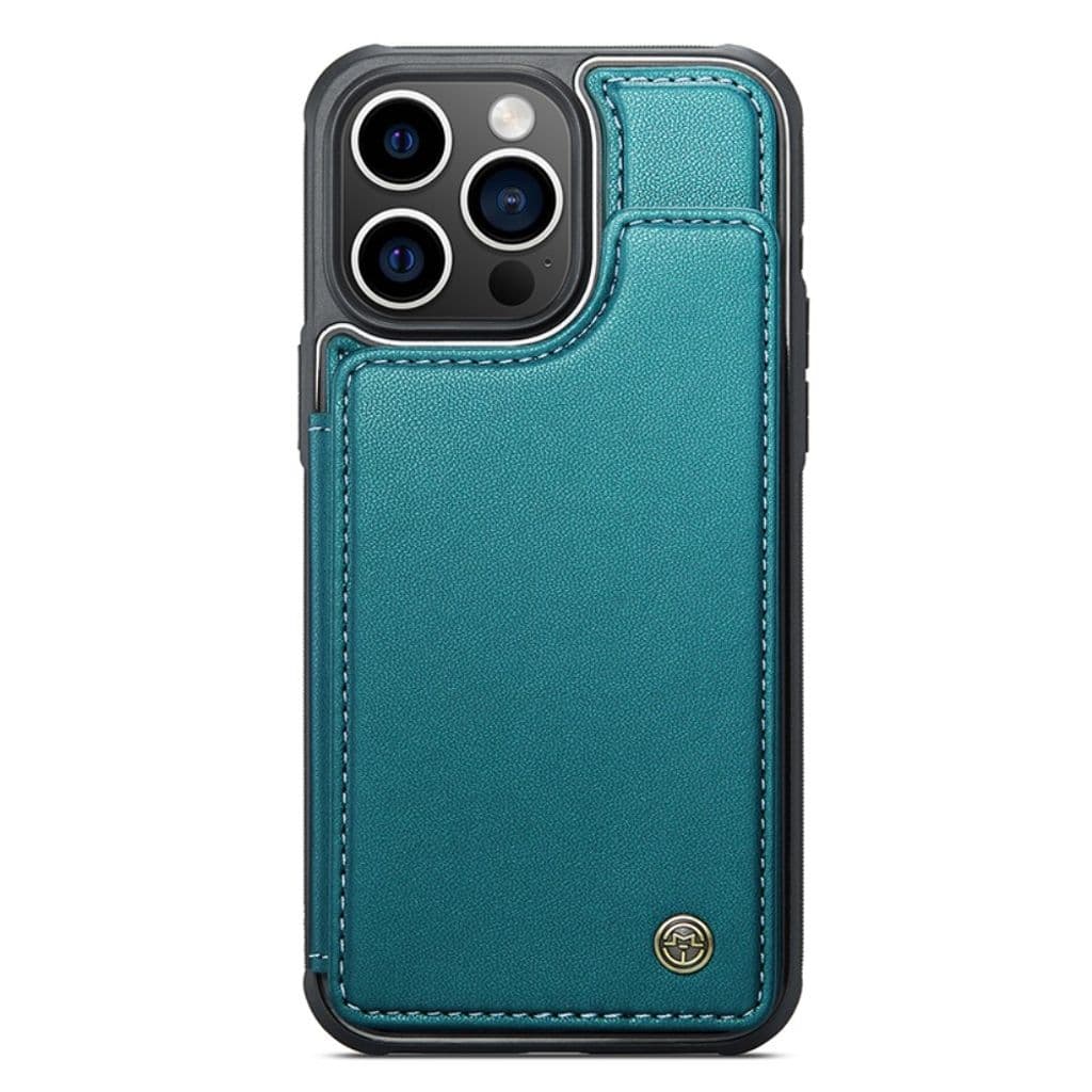 CASEME iPhone 15 Pro Max Skal med 5 Kortfack - Grön - Bild 12