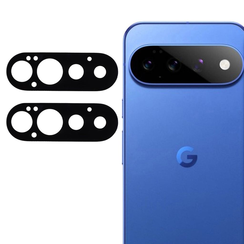 Google Pixel 11 Pro Linsskydd 2-Pack - Svart
