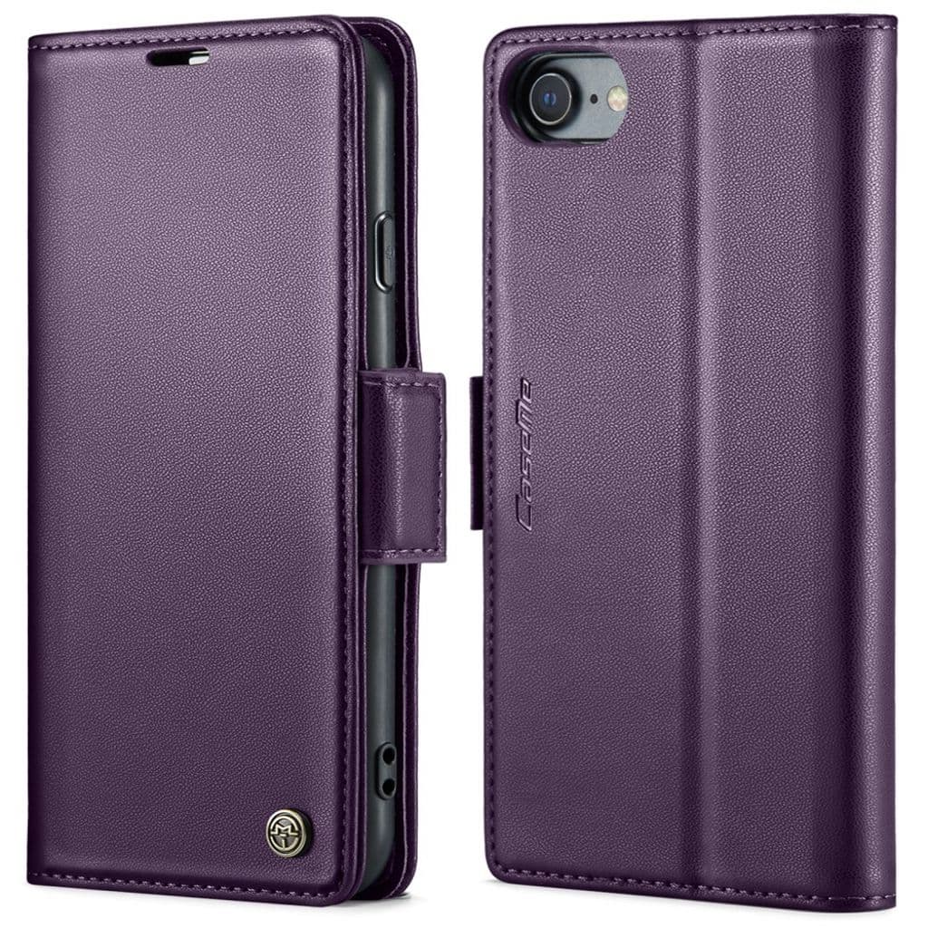 CASEME iPhone 6/6s/7/8/SE 2020/2022 Fodral med Kortfack - Lila