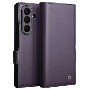 QIALINO Samsung Galaxy Z Fold8 Ultra Plånboksfodral i äkta läder - Lila