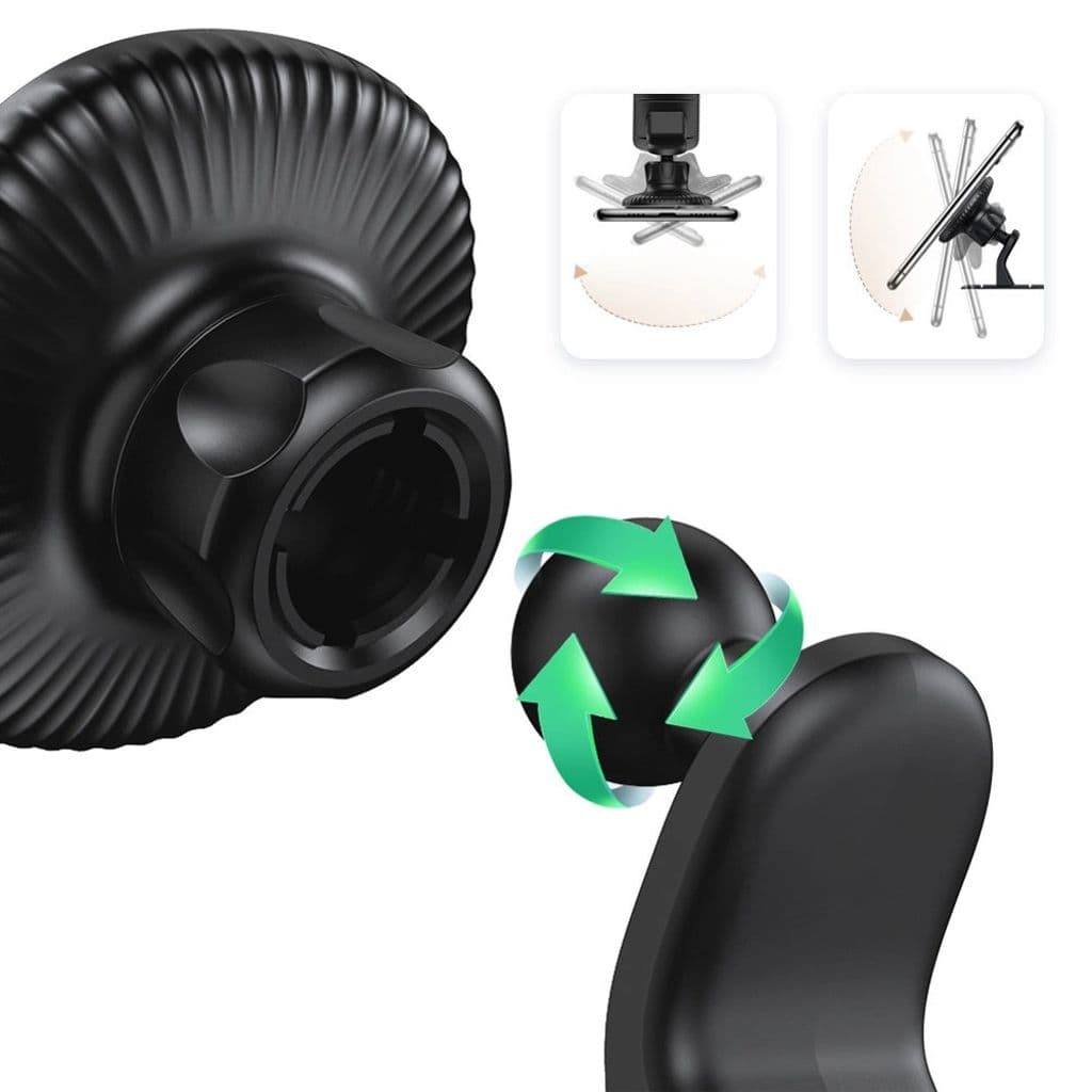 Ugreen Magnetic telefonhållare för bilens instrumentbräda - Svart - Bild 4