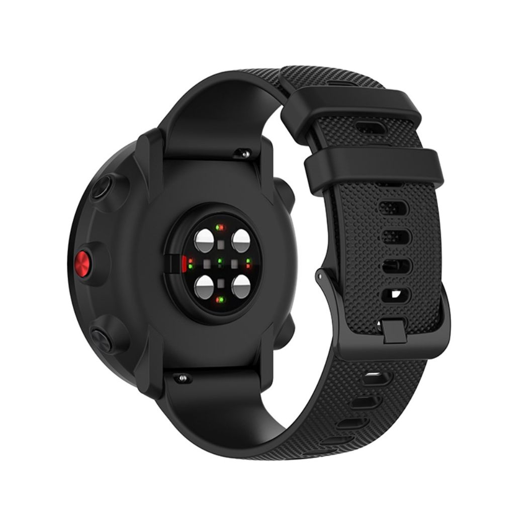 Samsung Gear S3 Classic/Frontier m.fl. Silikonarmband 22mm - Svart