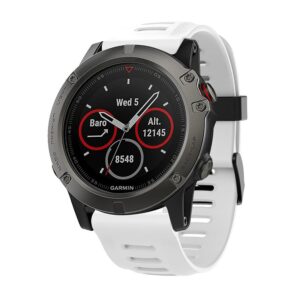 Garmin Fenix 3/Fenix 5X Klockarmband i silikon - Vit