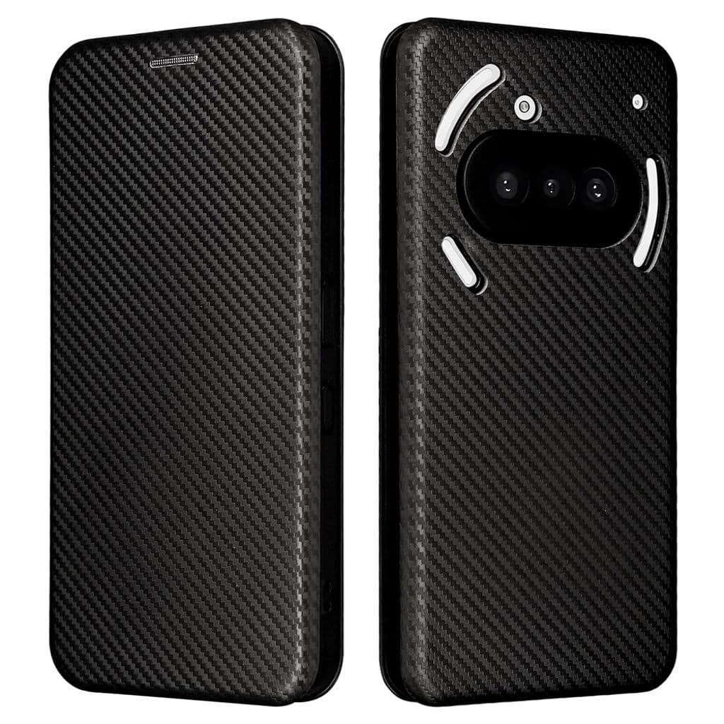 Nothing Phone (3a) Fodral med Stativ - Svart