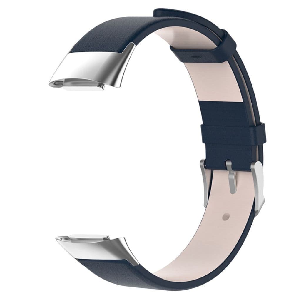 Fitbit Charge 6/5 Klockarmband i läder - Mörkblå - Bild 2