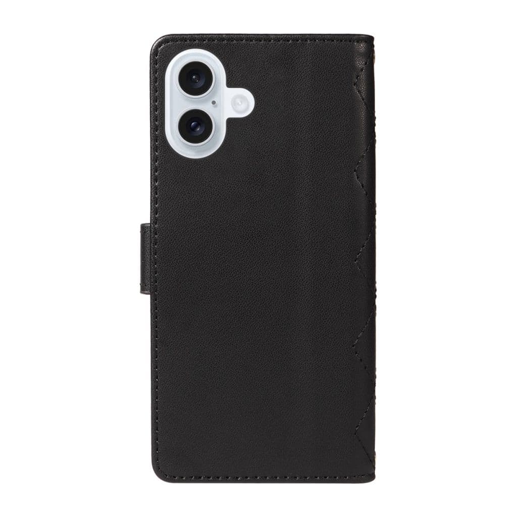 iPhone 17 plånboksfodral med axelrem - svart - Bild 9