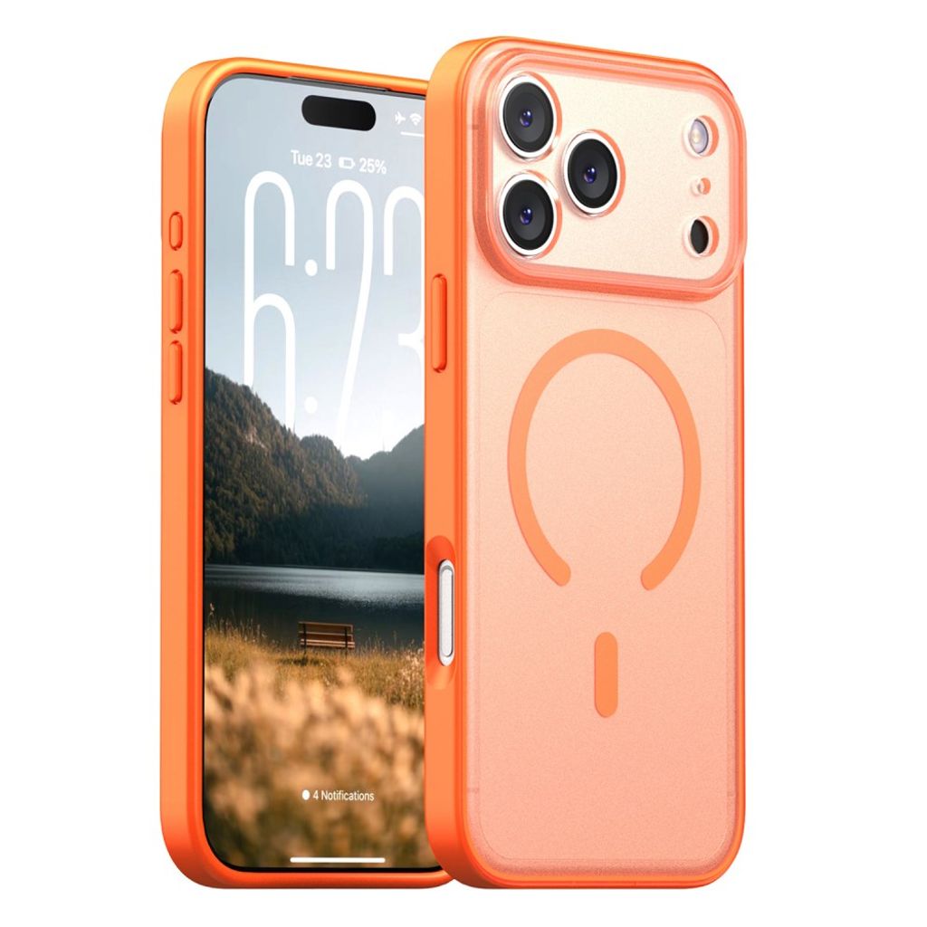IPAKY iPhone 18 Pro Max/17 Pro Max MagSafe Skal - Orange