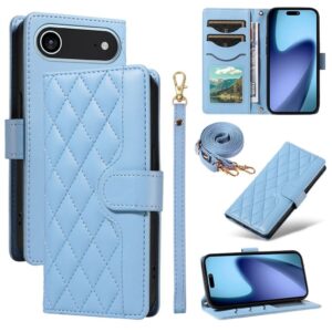 iPhone Air Plånboksfodral med rem - Blå