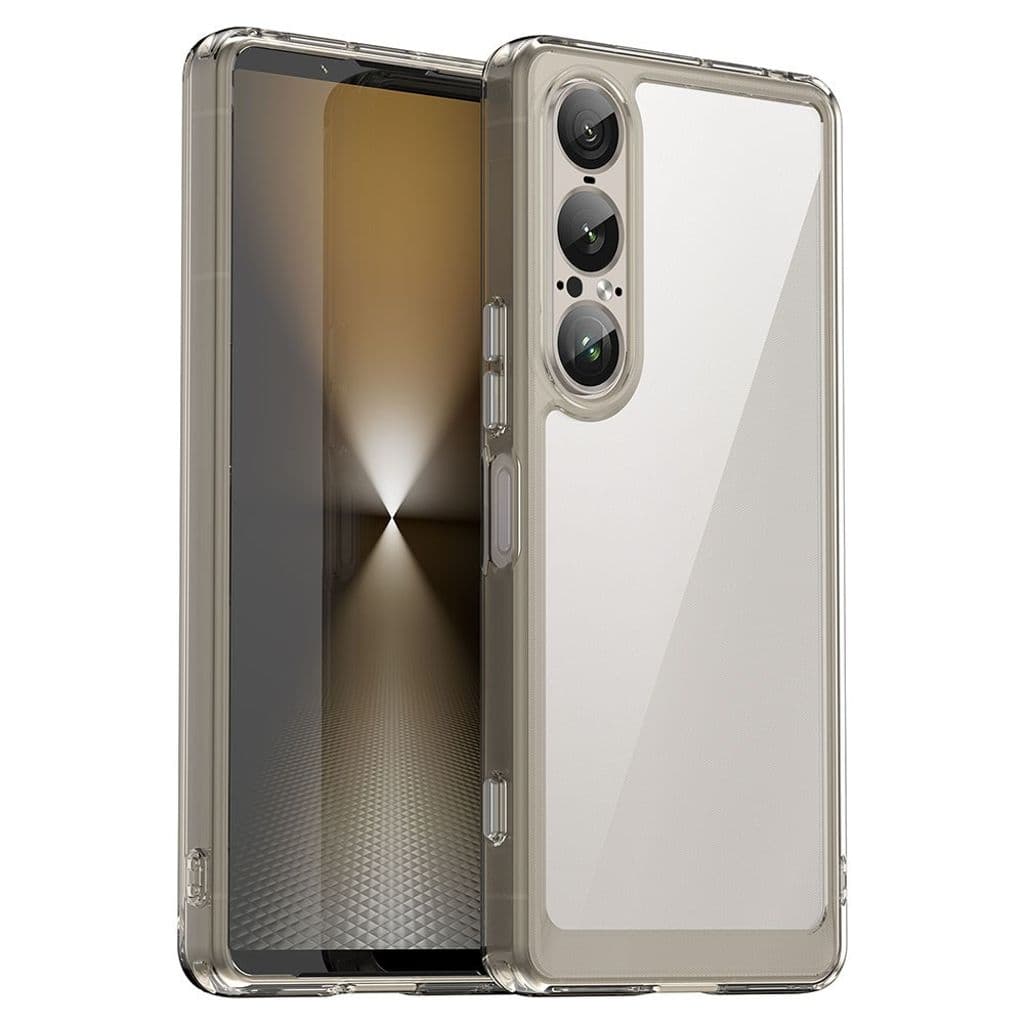 Sony Xperia 1 VII Akryl Skal - Transparent Grå