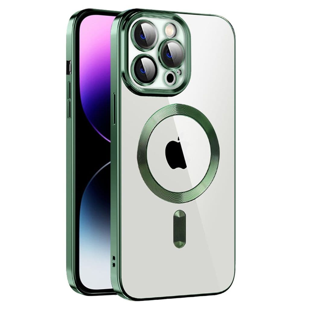 iPhone 14 Pro MagSafe-kompatibelt Skal – Mörkgrön