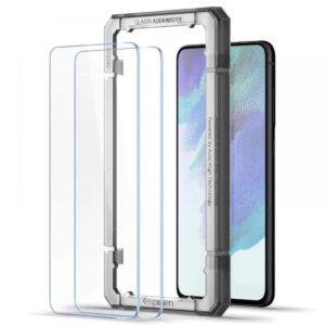 Spigen Samsung Galaxy S21 FE Skärmskydd i härdat glas Alm Glas.Tr, 2-pack