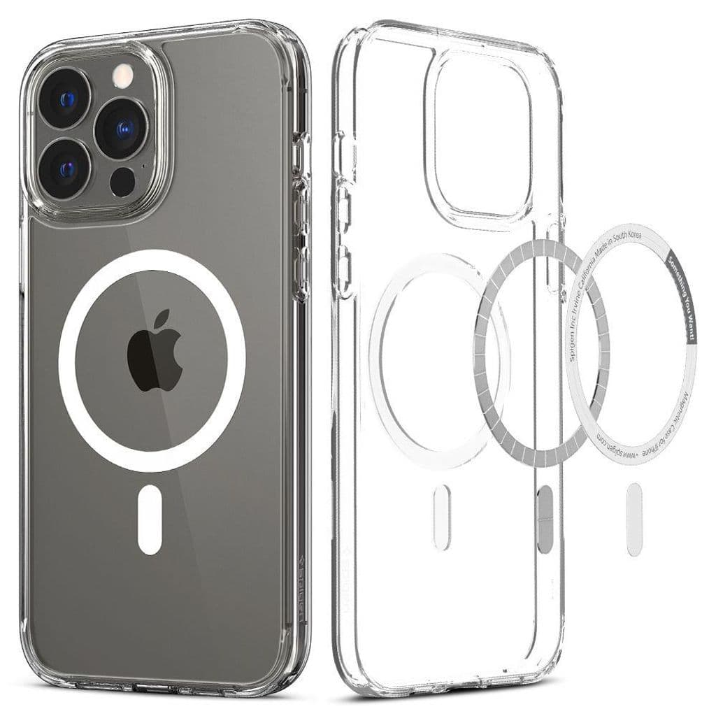 Spigen iPhone 13 Pro Max Ultra Hybrid Skal Mag Magsafe - Vit - Bild 2