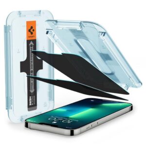 Spigen iPhone 13/13 Pro Skärmskydd härdat glas Ez Fit - Transparent