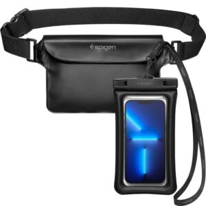 Spigen Vattentätt Mobilfodral + Midjeväska - Svart