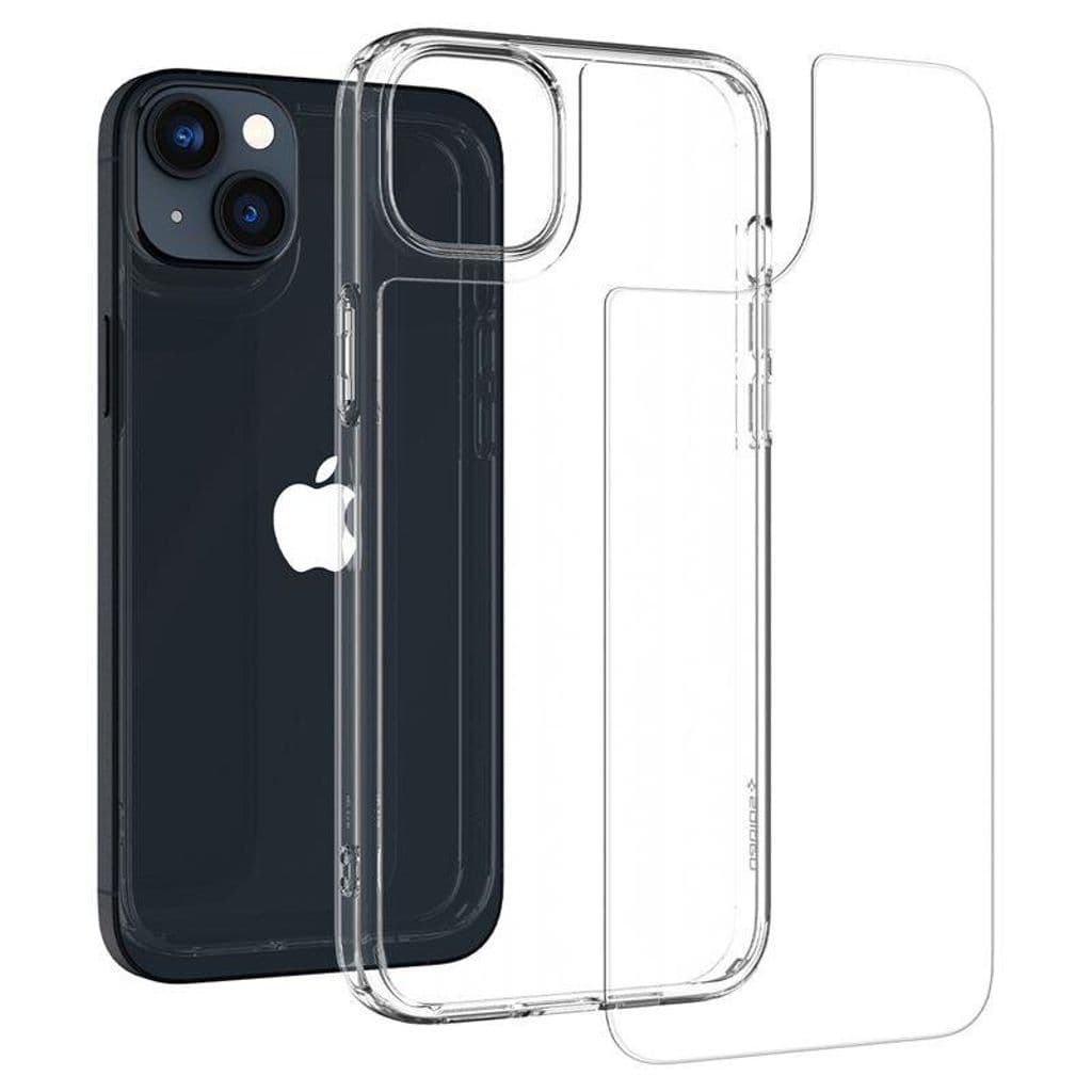 Spigen iPhone 14 Plus Quartz Hybrid - Crystal Clear - Bild 4
