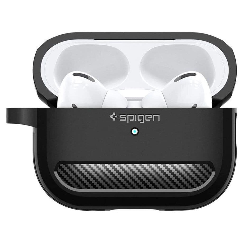 Spigen Rugged Armor Skal Apple Airpods Pro 1/2 Matt - Svart