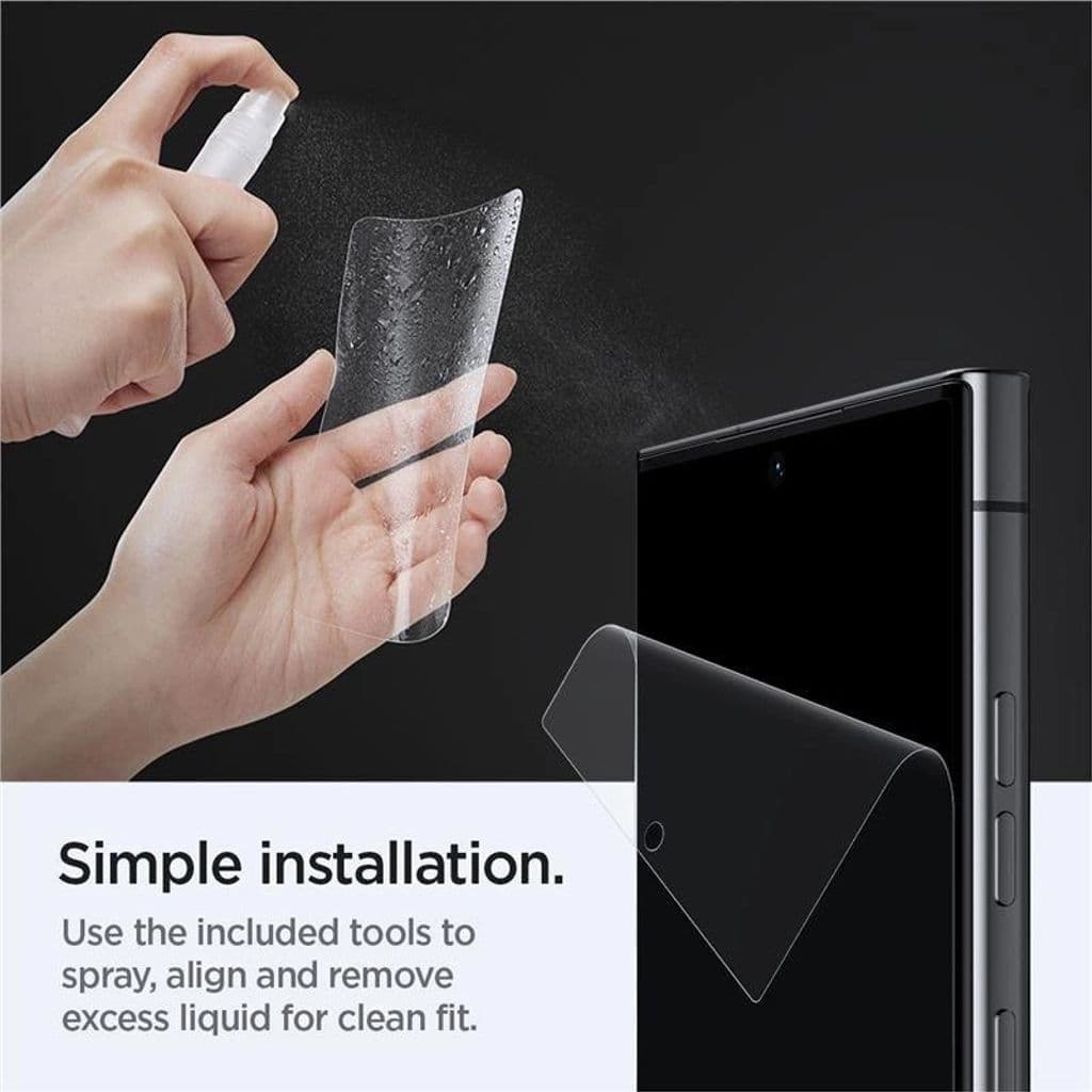 Spigen Samsung Galaxy S23 Ultra Neo Flex Skärmskydd Skyddsfilm, 2-pack - Bild 3