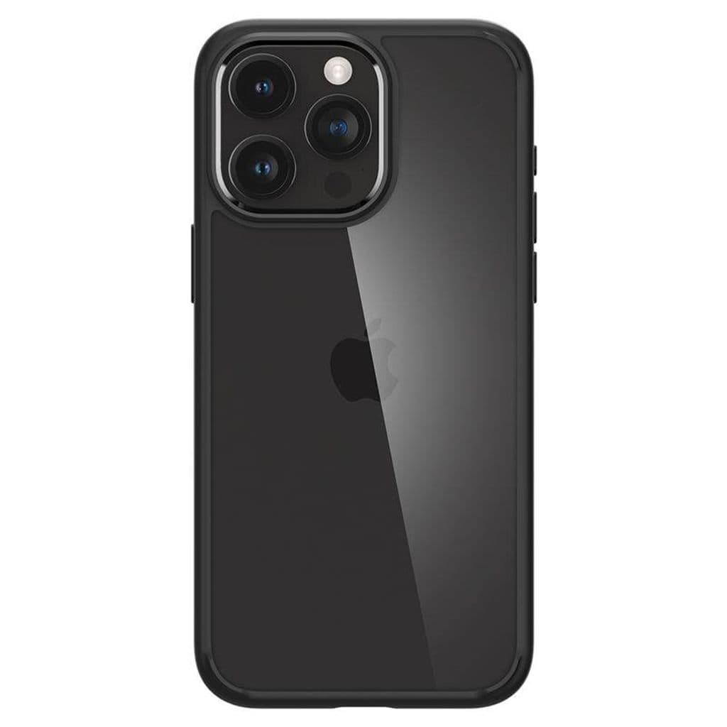Spigen iPhone 15 Pro Crystal Hybrid Skal - Matte - Svart