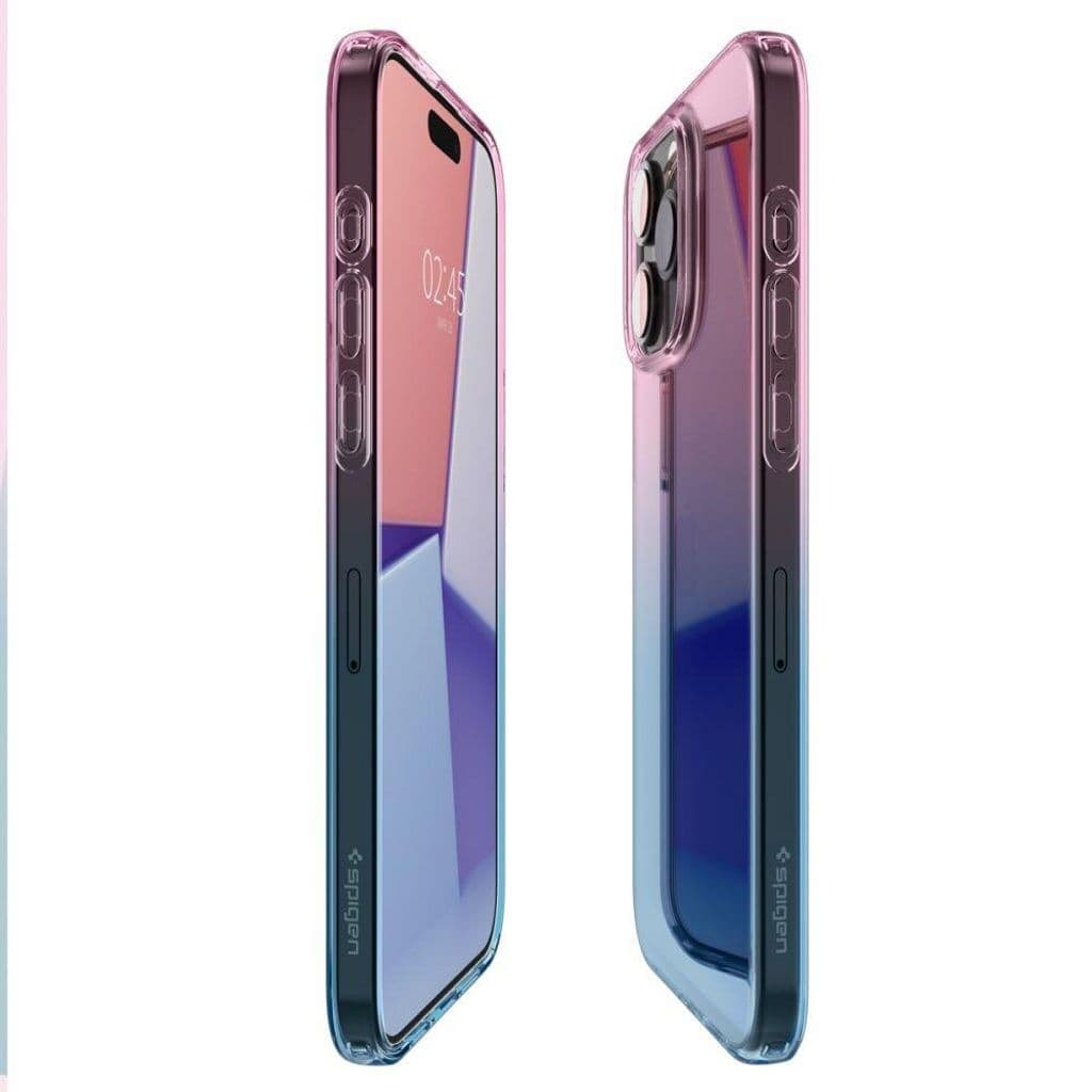 Spigen iPhone 15 Pro Liquid Cyrstal Skal - Gradation Pink - Bild 6