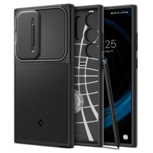 Spigen Optik Armor Skal till Samsung Galaxy S24 Ultra - Svart
