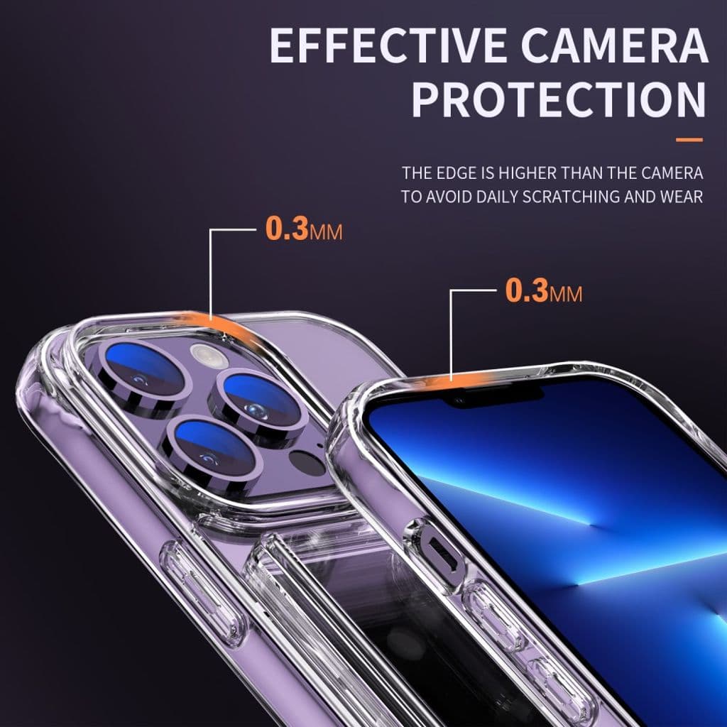 iPhone 13 Pro Max Korthållare Skal - Transparent - Bild 3
