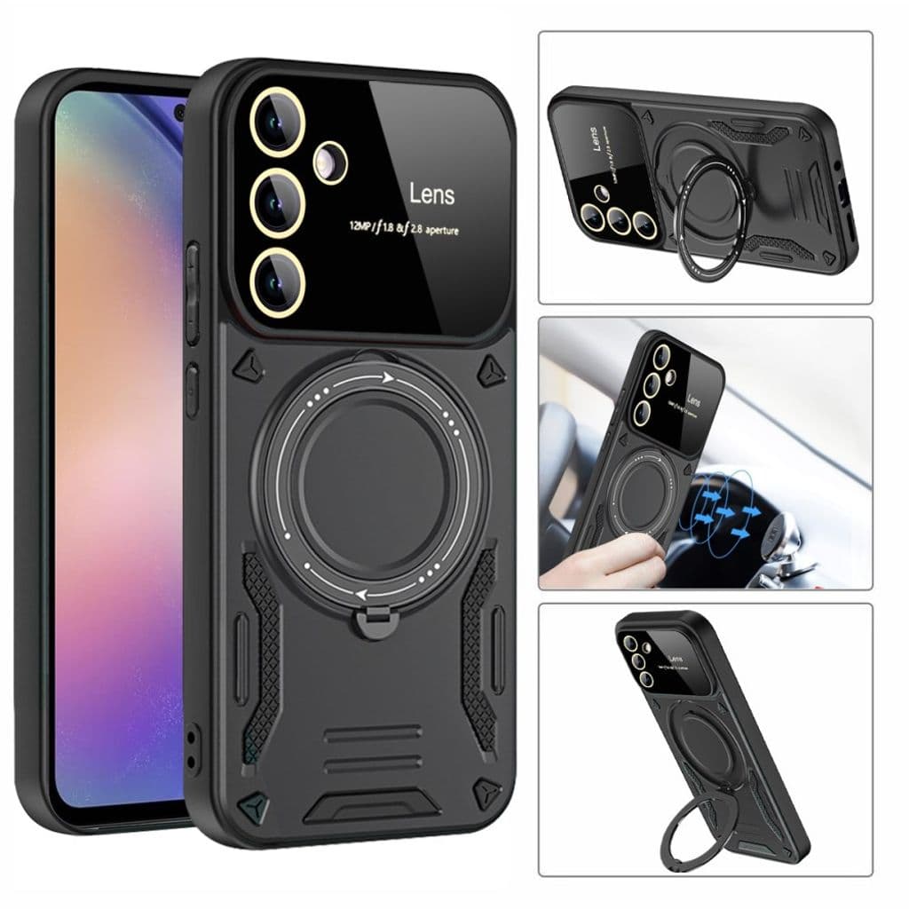 Samsung Galaxy A36 5G / A56 5G Telefon Skal med Ringhållare - Roséguld - Bild 2