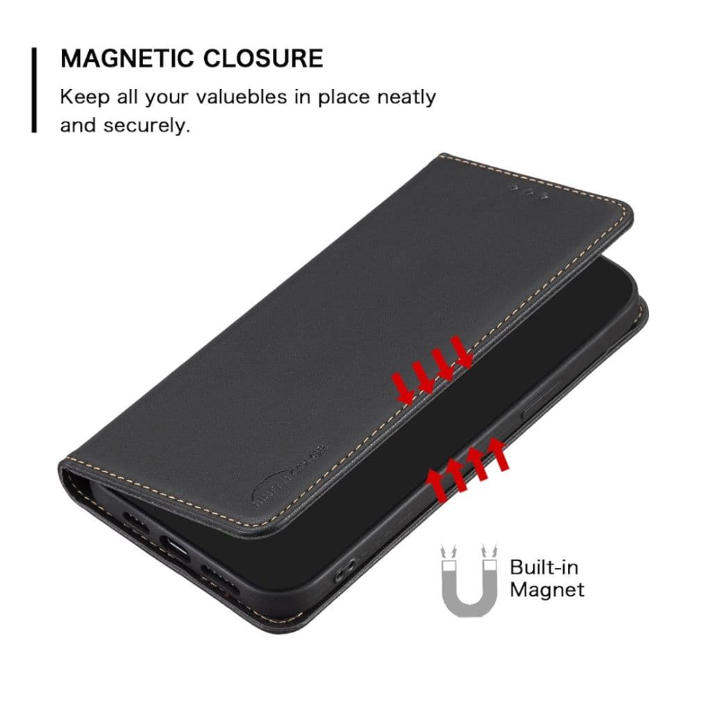 BINFEN COLOR Samsung Galaxy S25 FE Fodral med Stativ - Svart - Bild 6