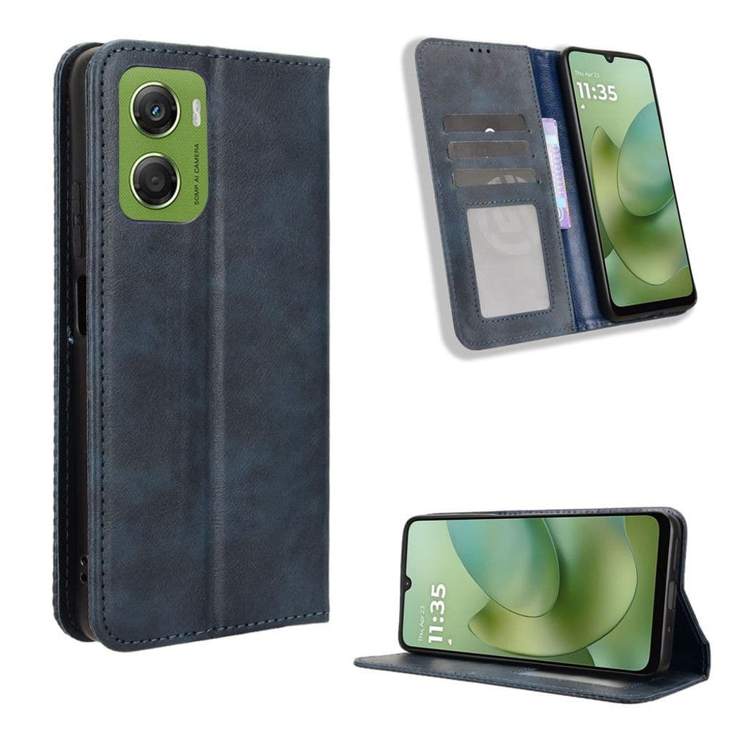 Motorola Moto G06 Power 4G / G06 4G Plånboksfodral – Blå