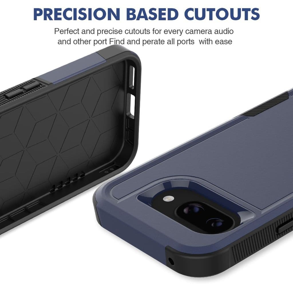 Google Pixel 9a Stötsäkert Skal - Mörkblå - Bild 4