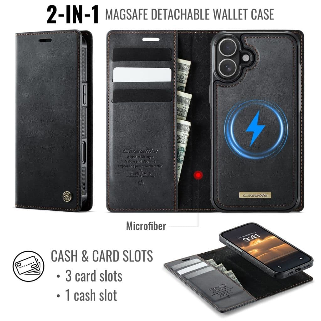 CASEME iPhone 17 Fodral med MagSafe - Svart - Bild 2