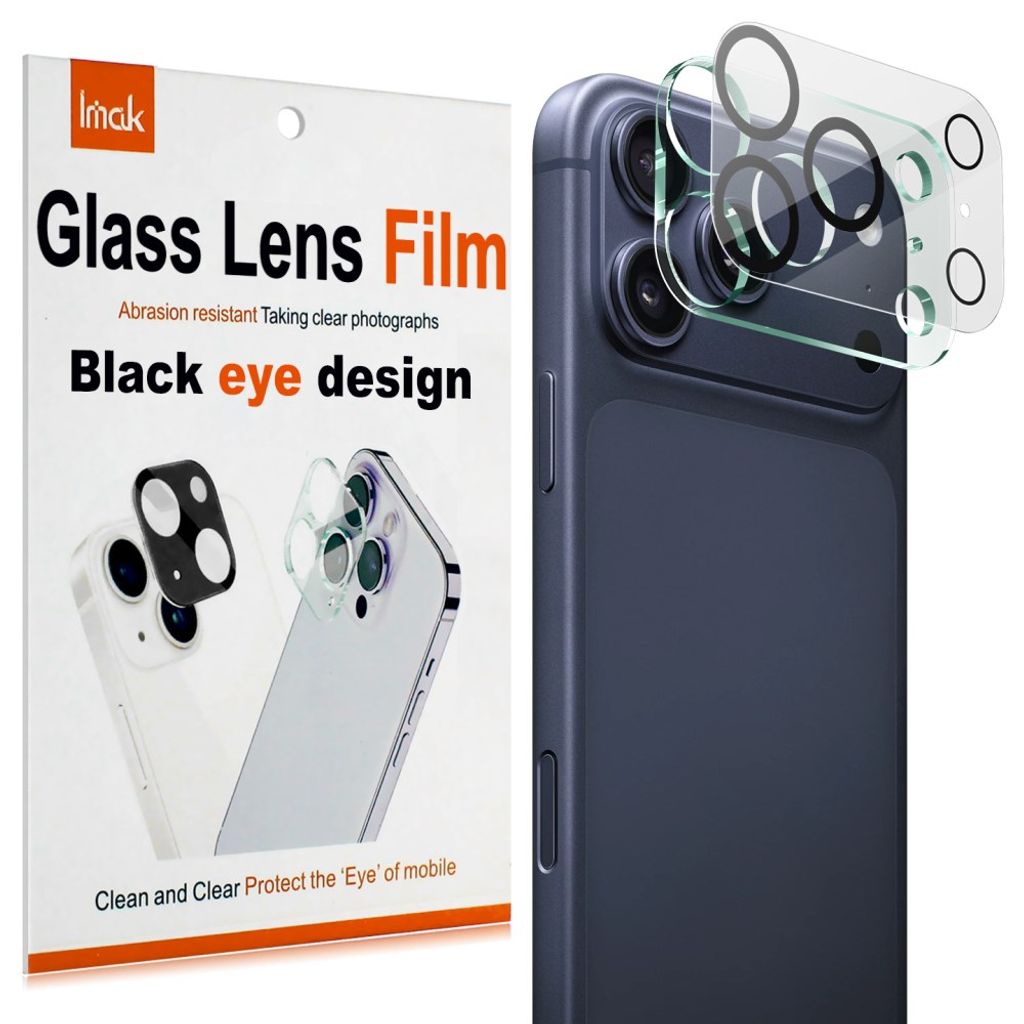 IMAK Linsskydd med akrylskydd till iPhone 18 Pro Max - Transparent