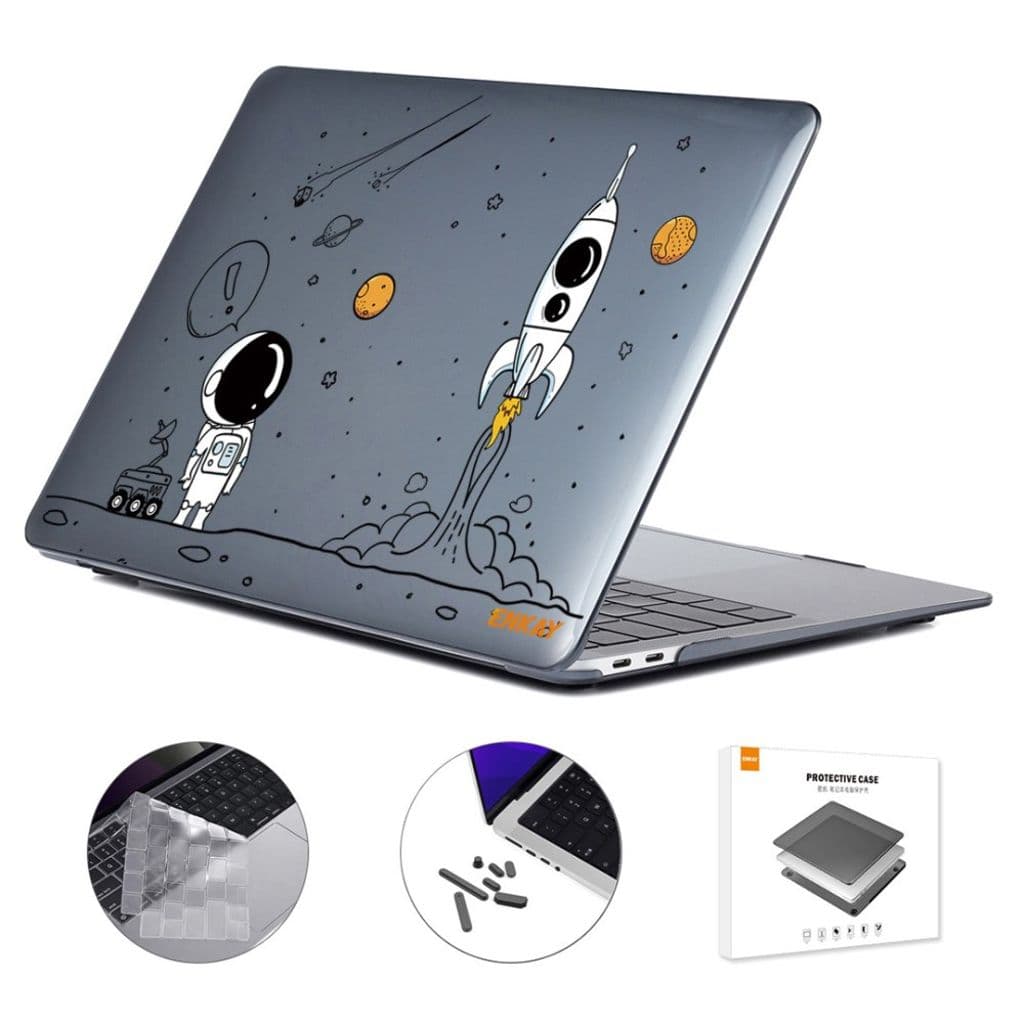 ENKAY HAT PRINCE MacBook Pro 14" (2024/2023/2021) Skal med Tryck - Rymden