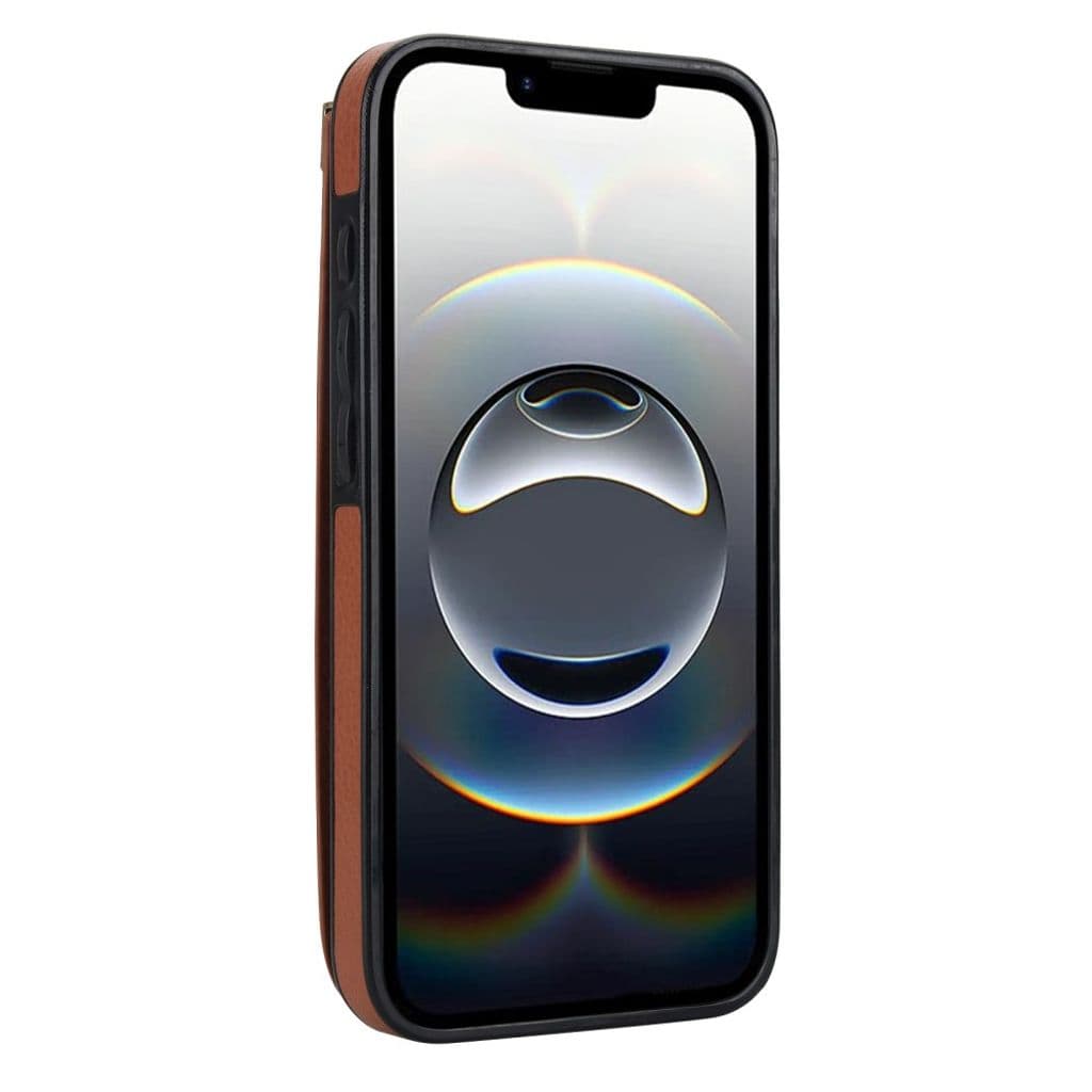iPhone 16e Skal med Korthållare - Brun - Bild 8