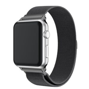 Apple Watch 38/40/41/42mm Milanese Klockarmband - Svart