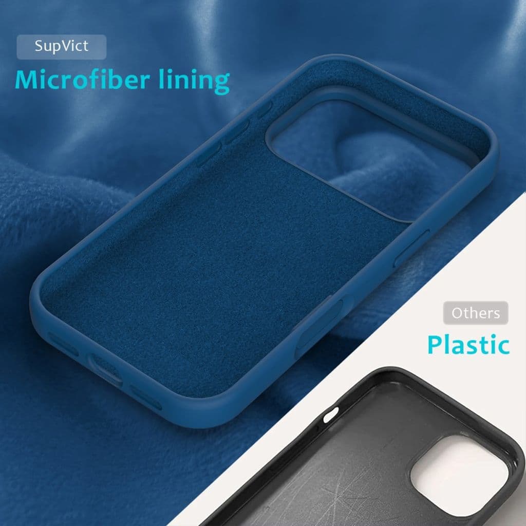 iPhone 17 Pro Max Silikonskal - Blå - Bild 6