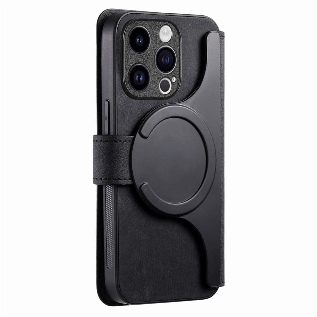 CASENEO iPhone 13 Pro Max Plånboksfodral Avtagbar Plånbok - Svart - Bild 13