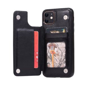 iPhone 11 Skal med Kortfack - Svart