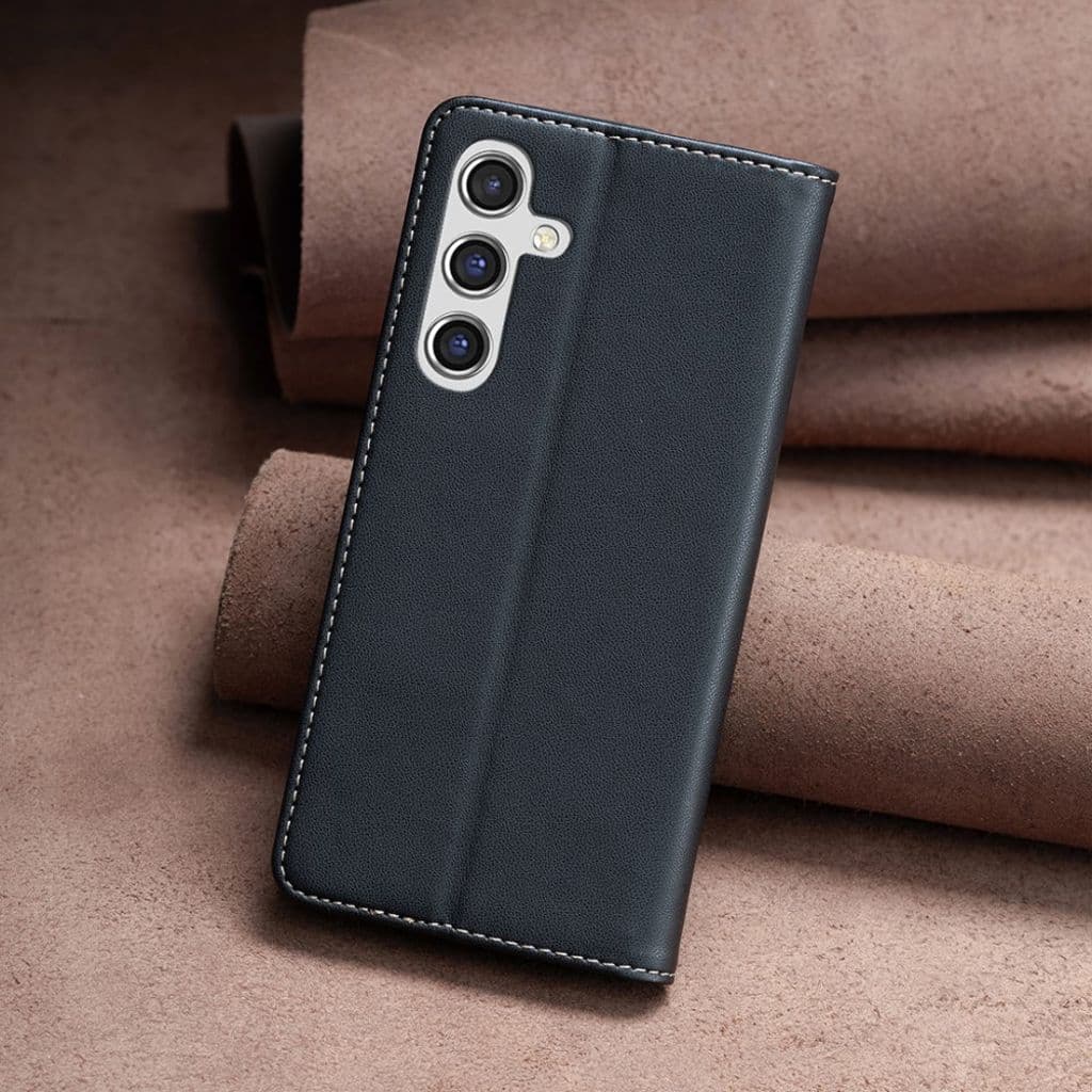 BINFEN COLOR Samsung Galaxy S25 FE Fodral med Stativ - Svart - Bild 8