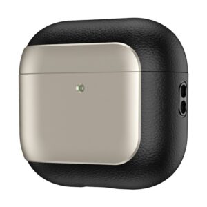 AirPods 4/5 Stöttåligt TPU-fodral med bärrem - Titangrå
