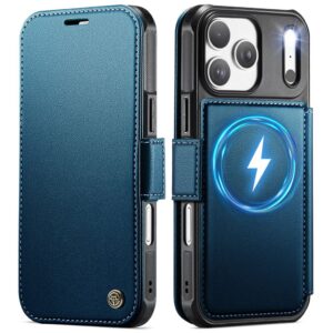 CASEME MagSafe Plånboksfodral till iPhone 18 Pro - Blå