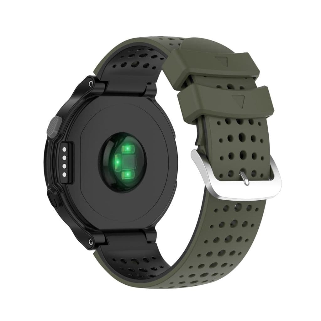 Garmin Forerunner 735XT/620/630/220/230/238 Tvåfärgat Klockarmband - Grön/Svart - Bild 3