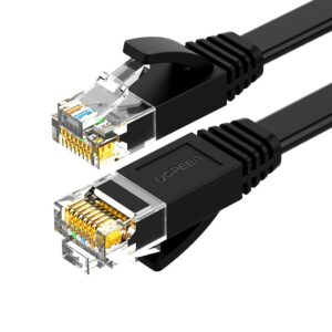 Ugreen Cat6 Nätverkskabel Flat 2m - Svart