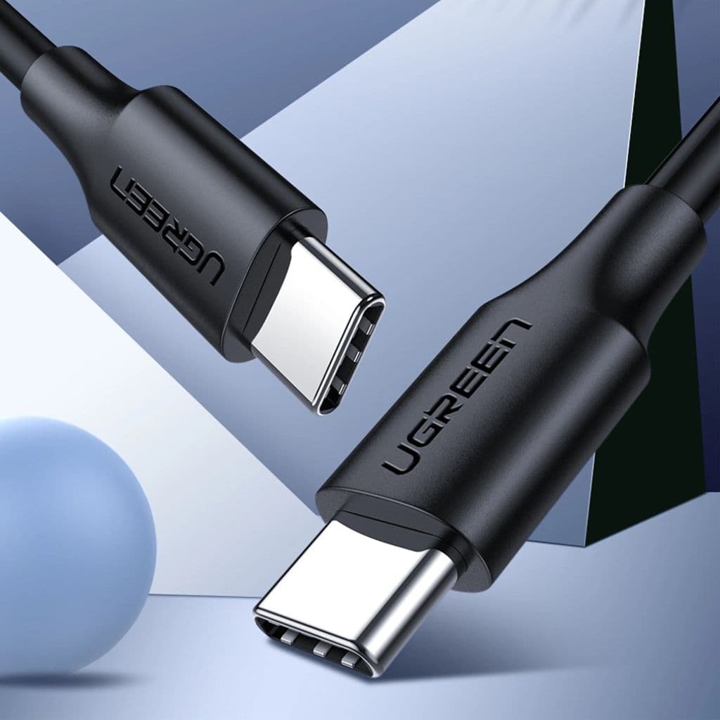 Ugreen USB-C till USB-C-kabel PD, QC, 3A, 480mbps, 2m - Svart - Bild 6