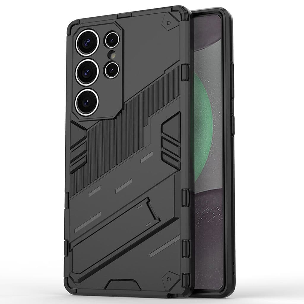 Samsung Galaxy S25 Ultra Mobilskal med Stativ - Svart