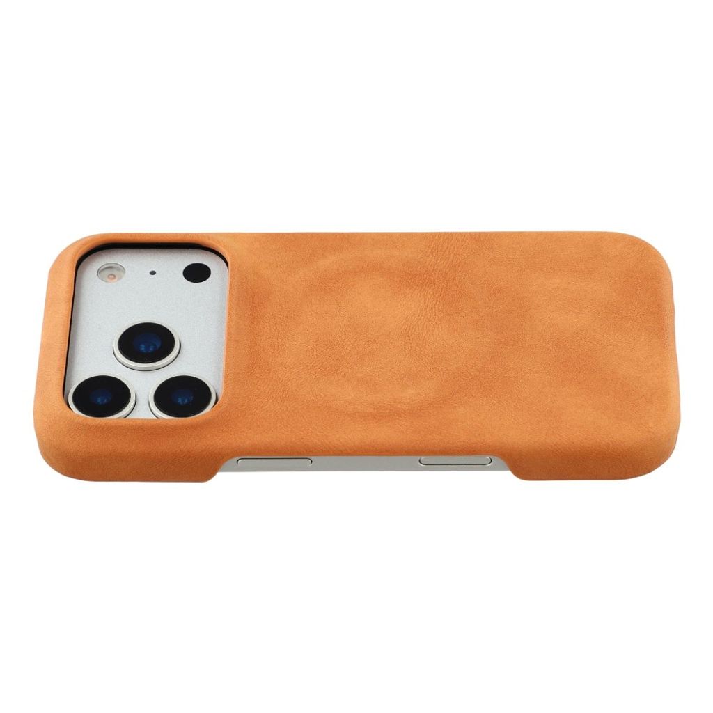 iPhone 18/17 Pro Max MagSafe Skal PU-läder - Gul
