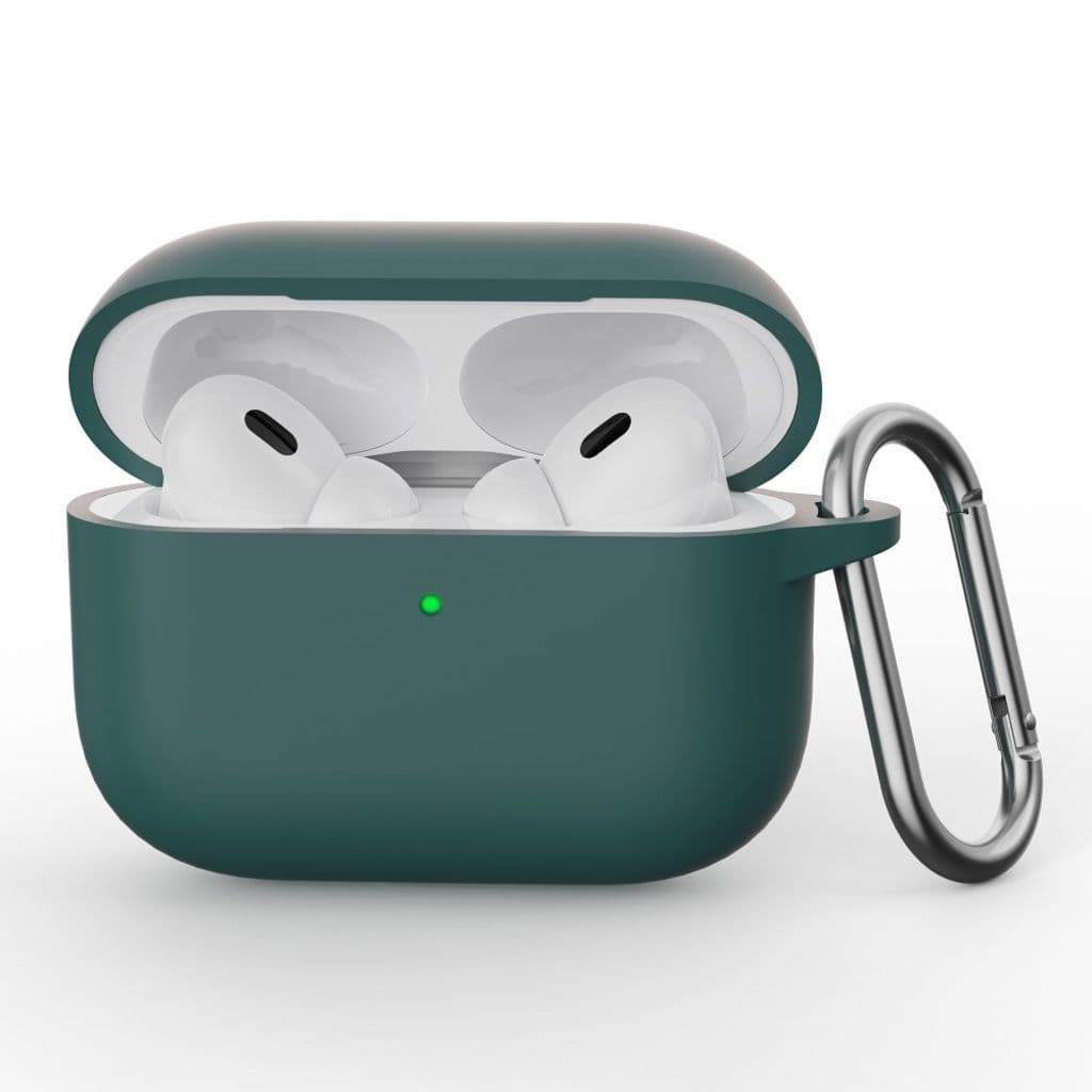 Apple AirPods Pro 3 Skal i silikon - Mörkgrön