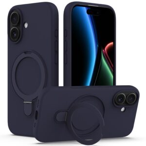 iPhone 17 Skal MagSafe Kickstand - Mörkblå
