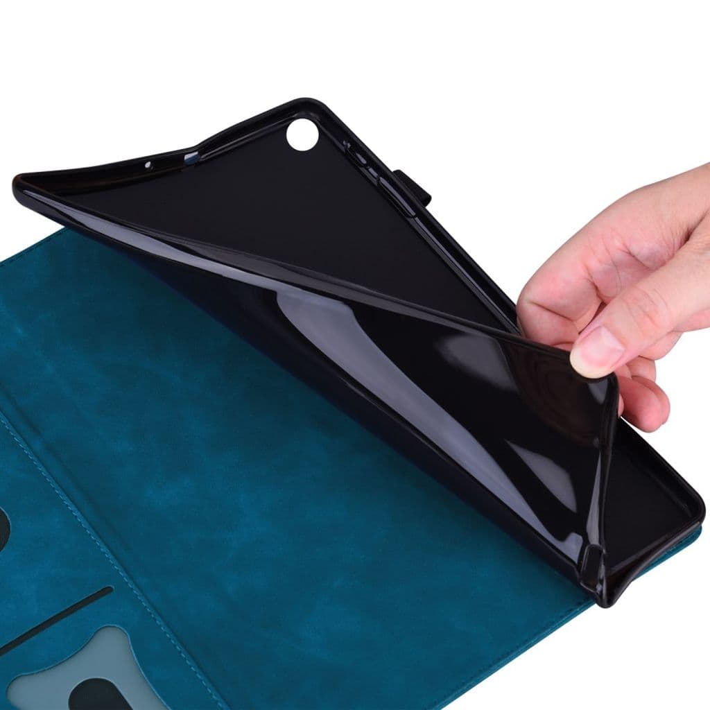 Samsung Galaxy Tab A9 / Galaxy Tab A11 Plånboksfodral - Blå - Bild 5