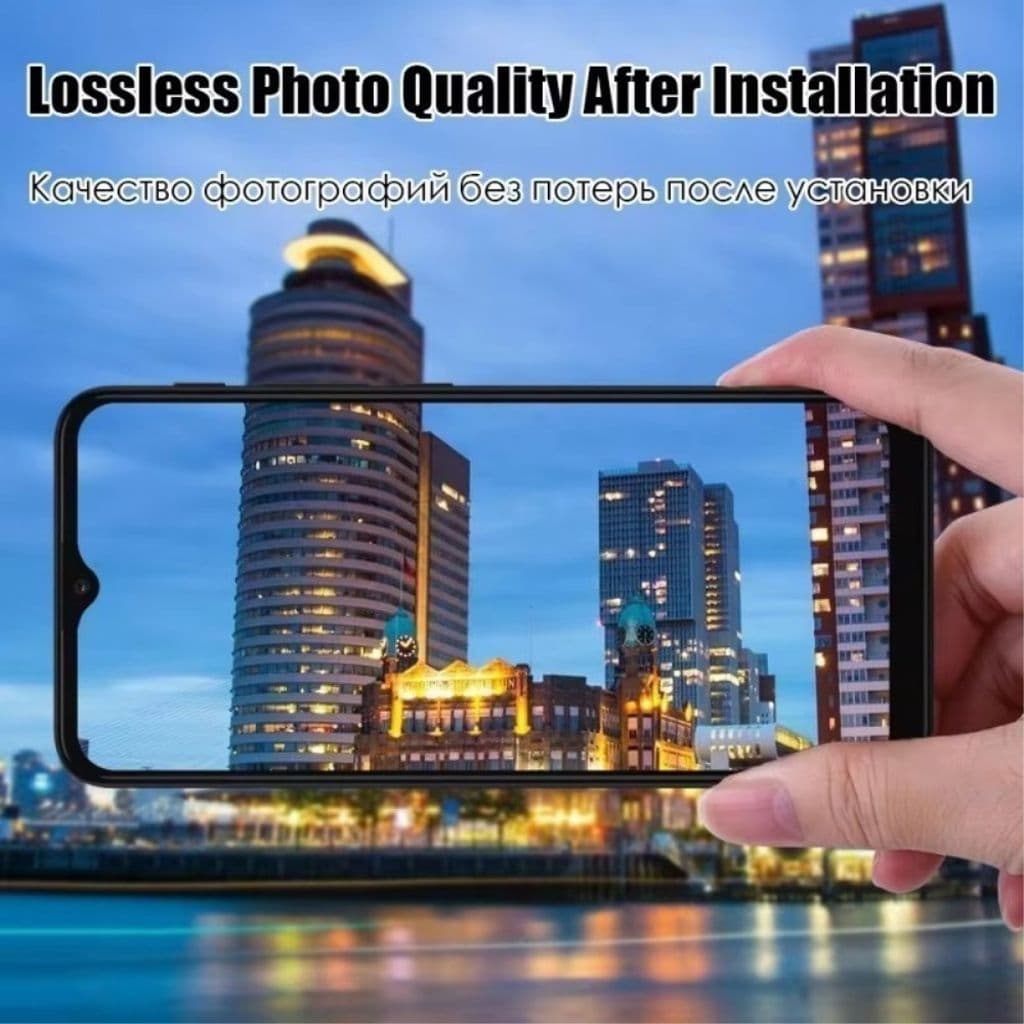 iPhone 17 Pro Max kameralinsskydd HD klart glas - transparent - Bild 3